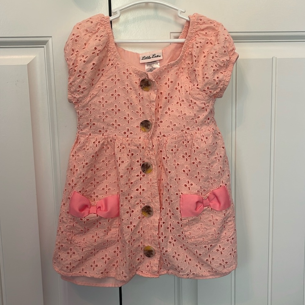 Size 6 Little Girls Short Sleeved Blouse